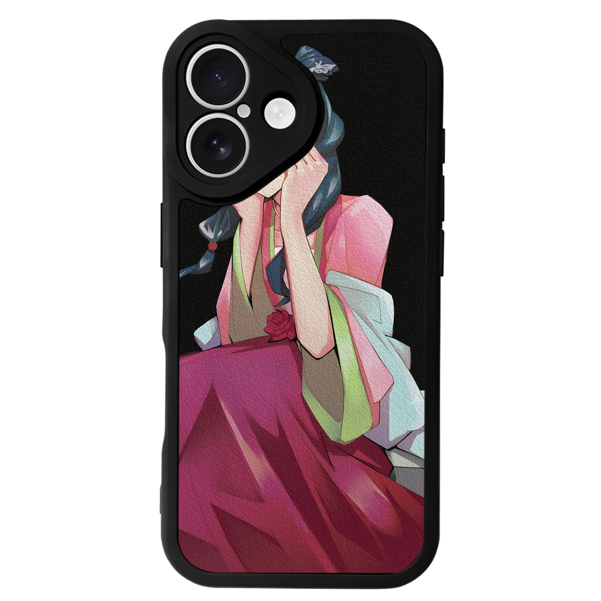 （画像用） 薬屋のひとりごと The Apothecary Diaries 【iPhone 16シリーズ対応】シリコンスマホケース（レザー調） 材質：シリコン